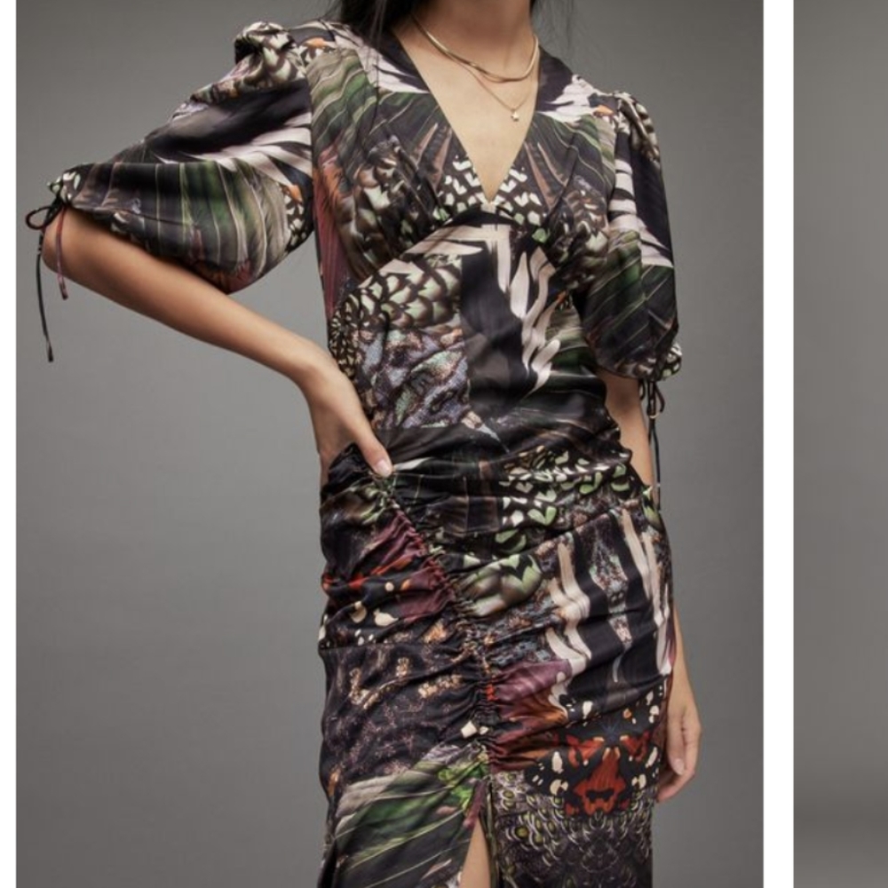 AllSaints Safiya Gene Dress NWT - Picture 7 of 9